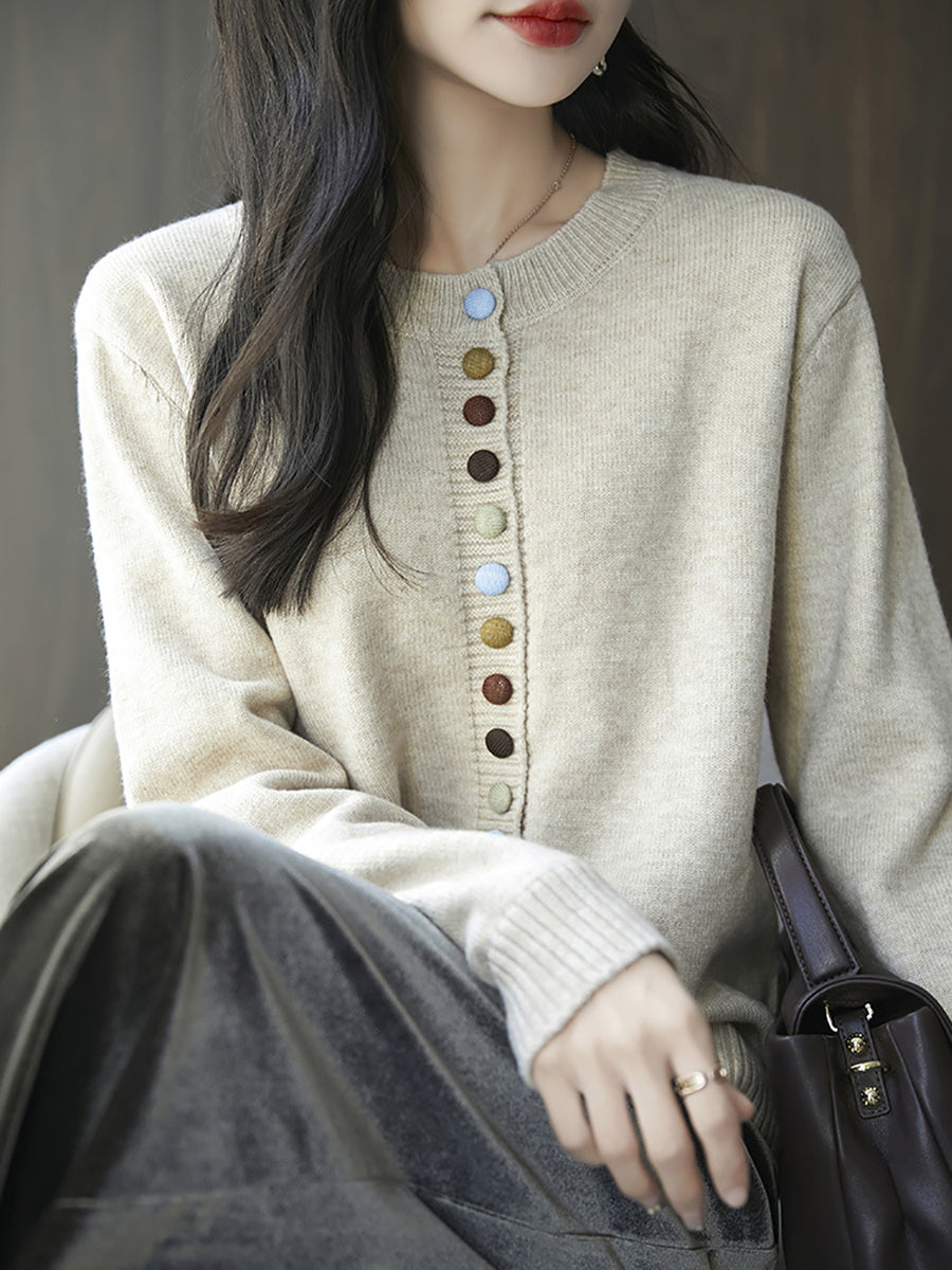 Parma Wool Button Sweater