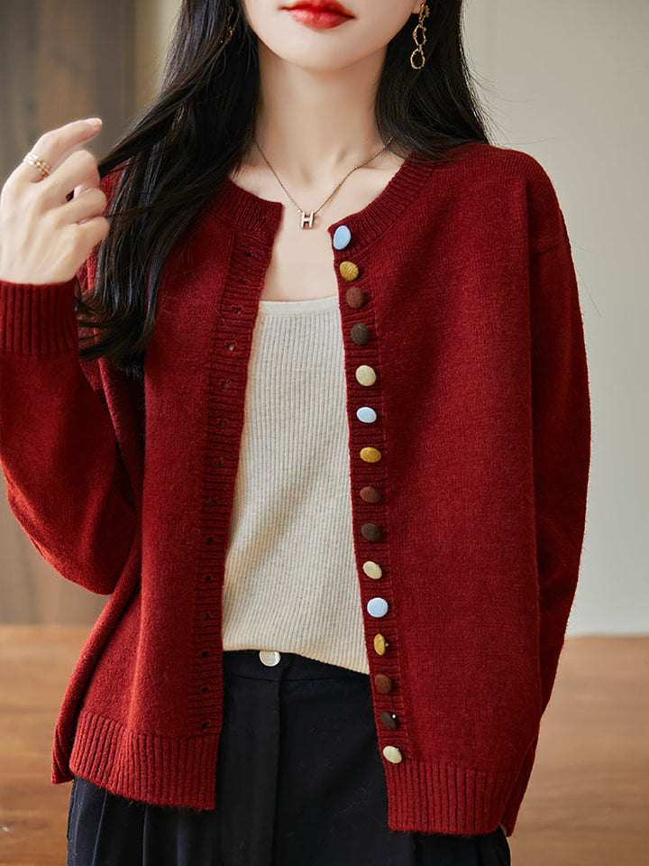 Parma Wool Button Sweater