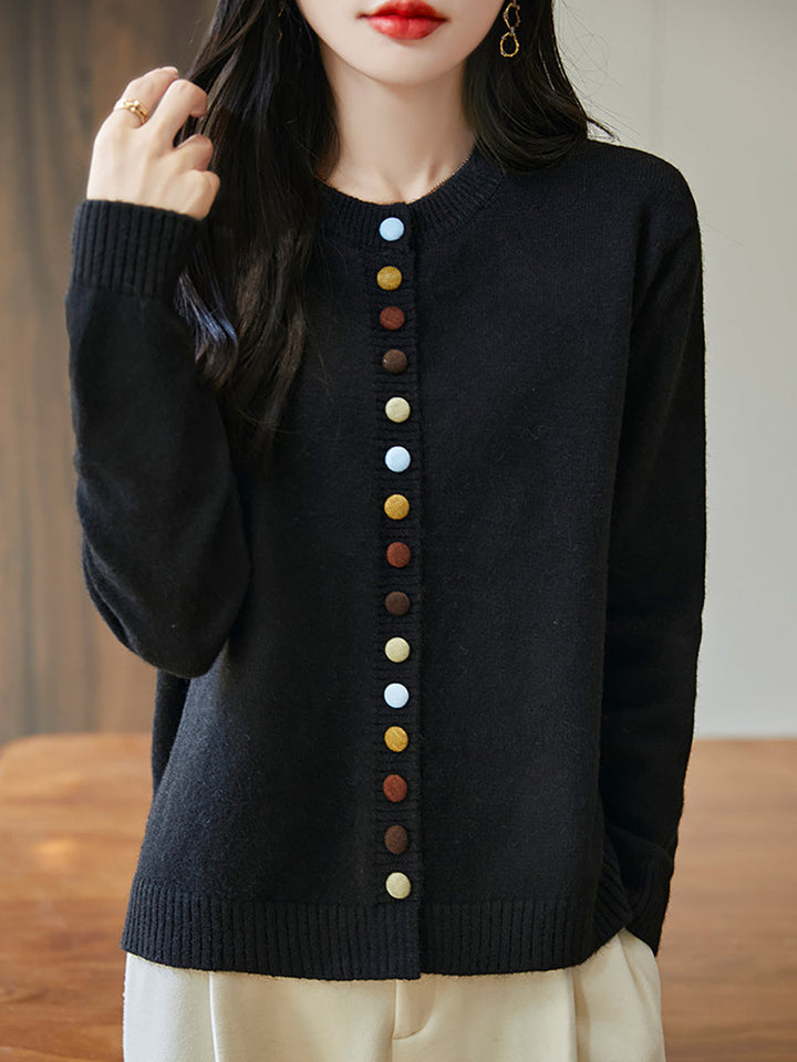 Parma Wool Button Sweater