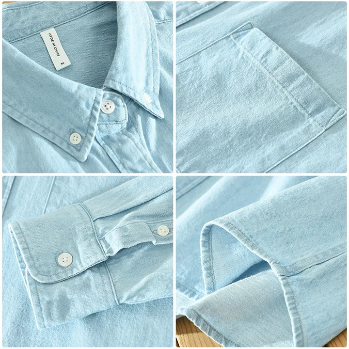 Monteverdi Long Sleeve Denim Shirt