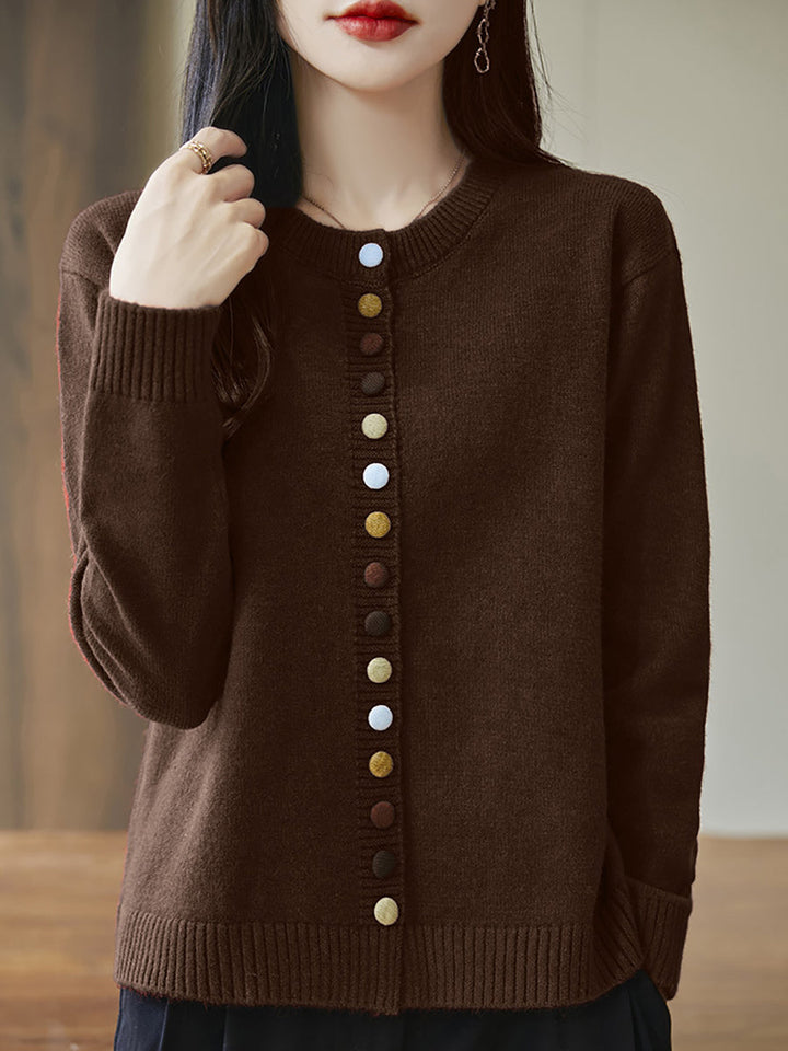 Parma Wool Button Sweater