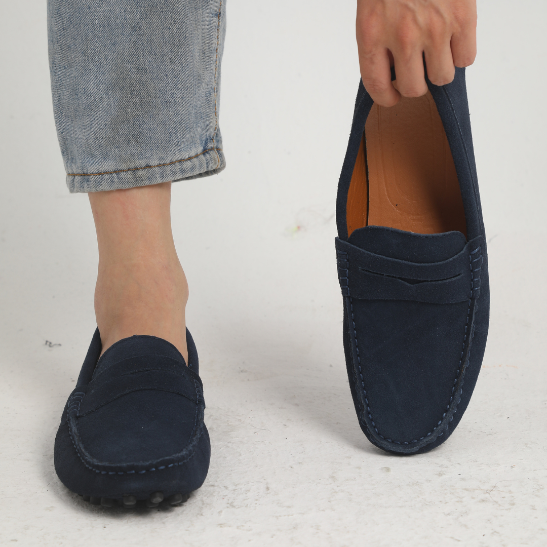 Napoli Suede Driver Loafers