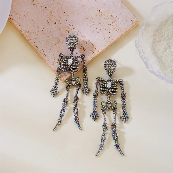 Lyra Skeleton Drop Earrings