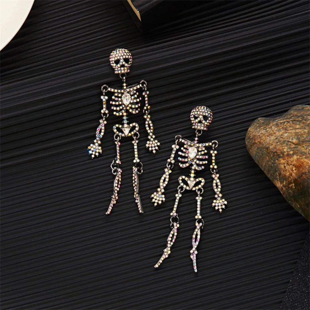 Lyra Skeleton Drop Earrings