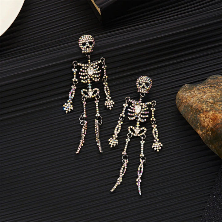 Lyra Skeleton Drop Earrings