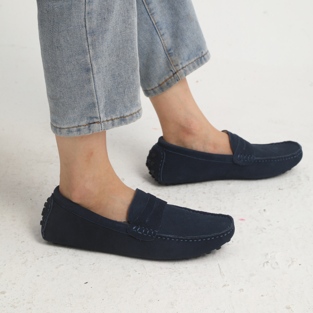 Napoli Suede Driver Loafers