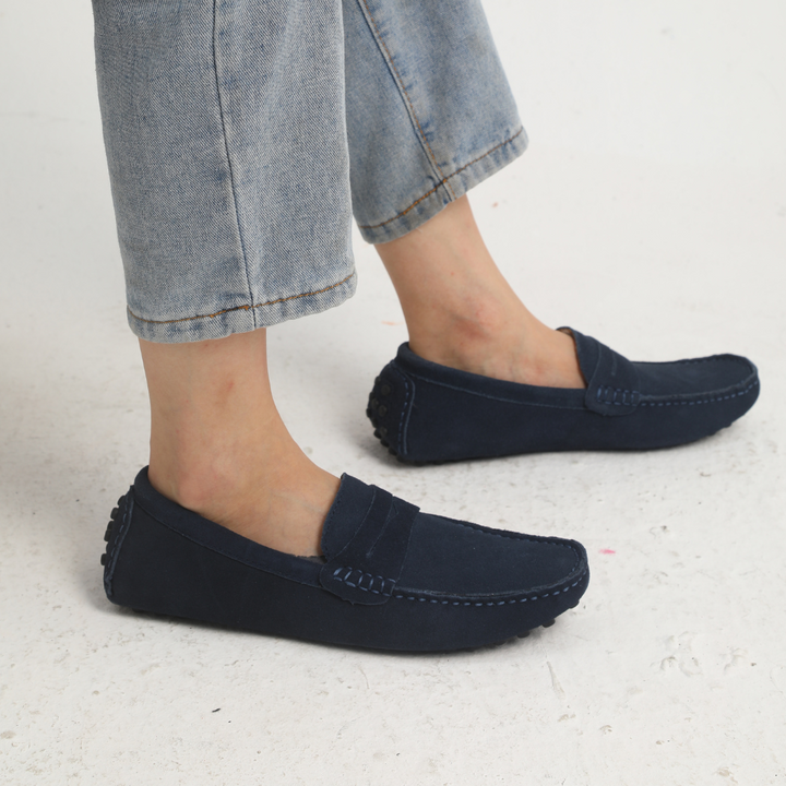 Napoli Suede Driver Loafers