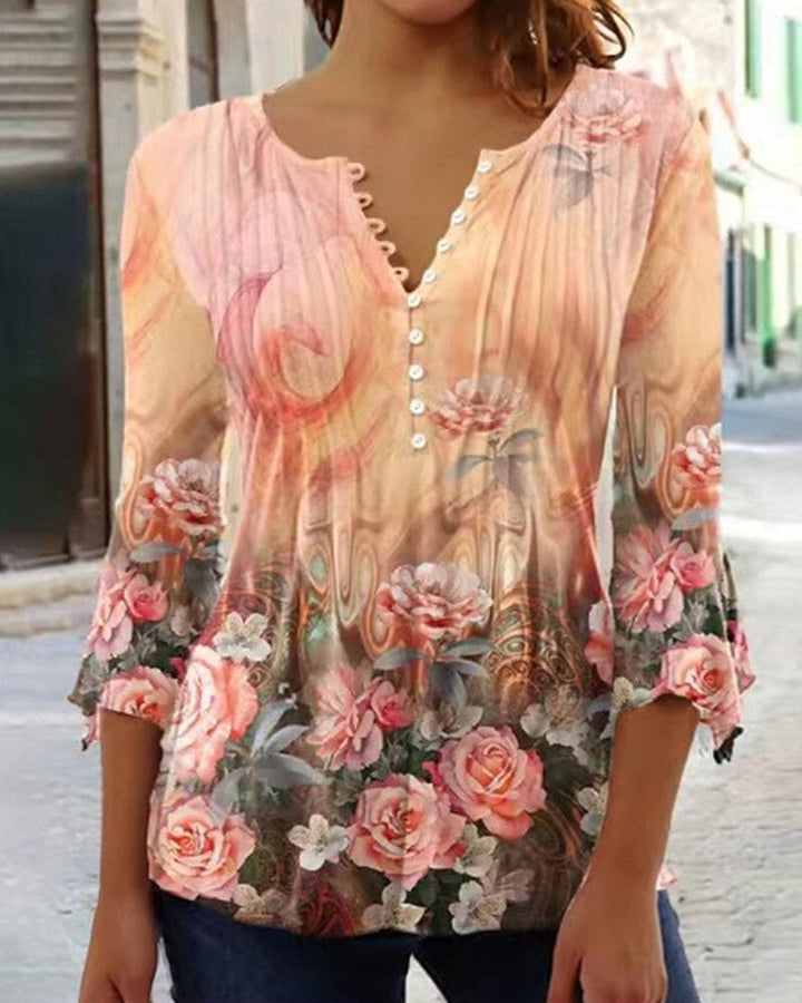 Marlowna V-Neck Blouse