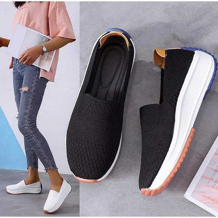 StrideEase™ Orthopedic Mesh Slip-On Sneakers