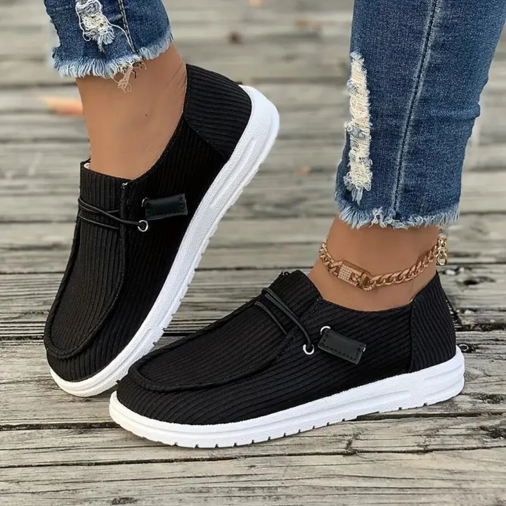 Women’s Ribbed Slip-On Flats