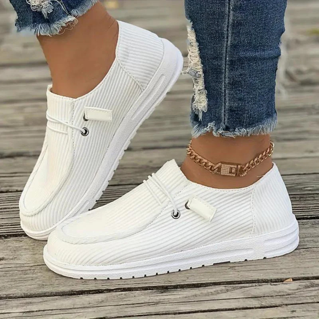 Women’s Ribbed Slip-On Flats