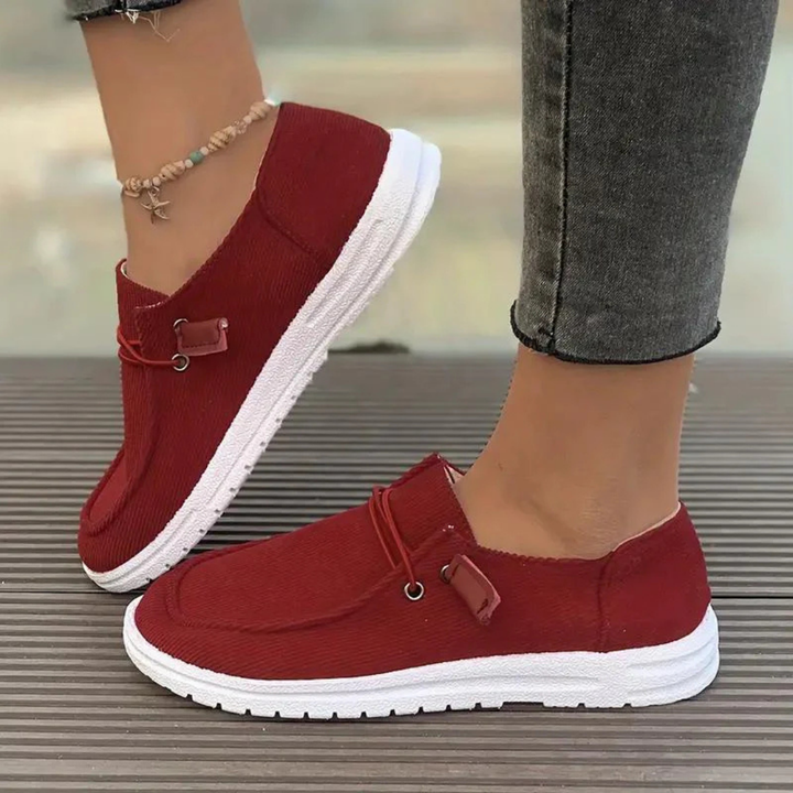 Women’s Ribbed Slip-On Flats