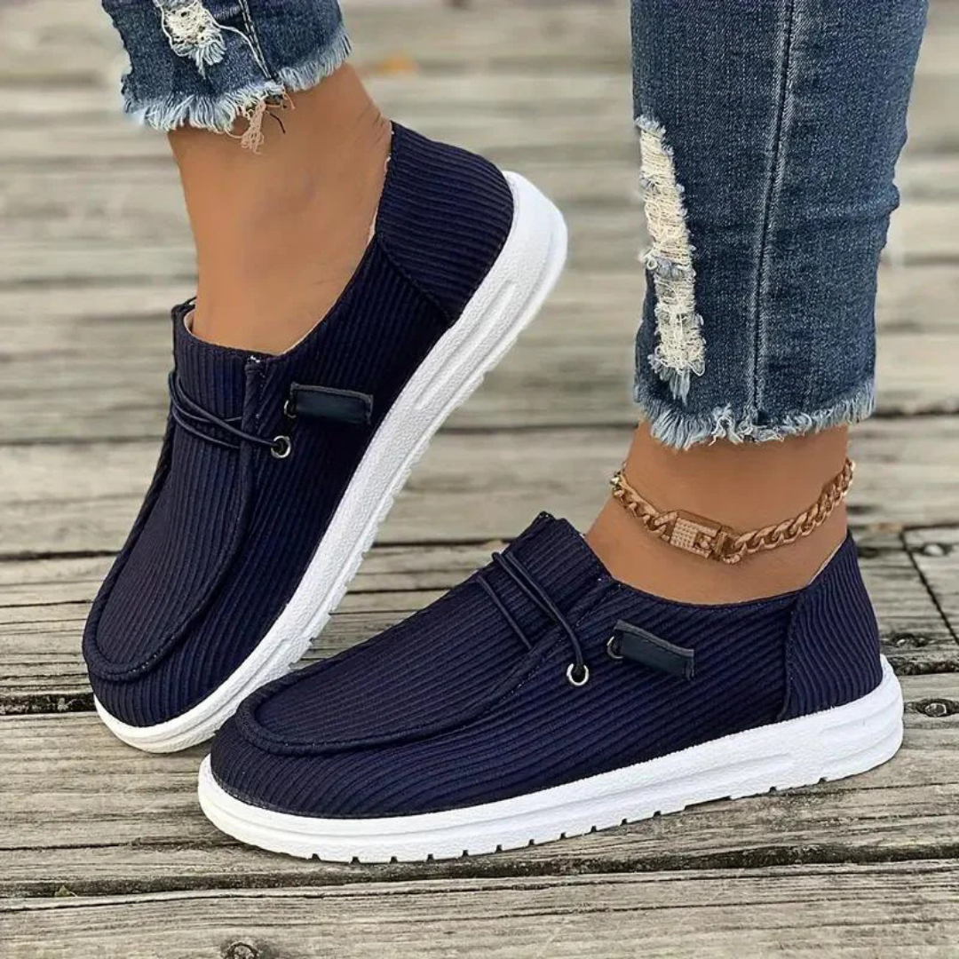 Women’s Ribbed Slip-On Flats