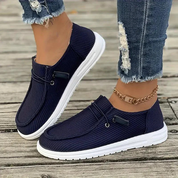 Women’s Ribbed Slip-On Flats