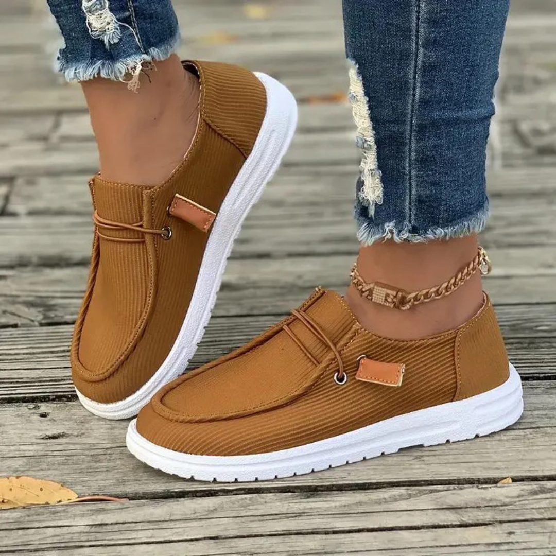 Women’s Ribbed Slip-On Flats