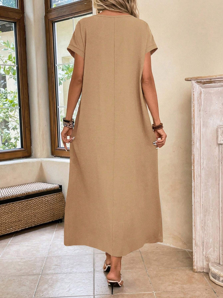 Arden Batwing Tunic Maxi Dress