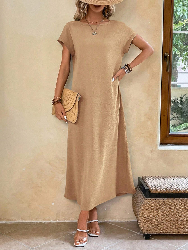 Arden Batwing Tunic Maxi Dress