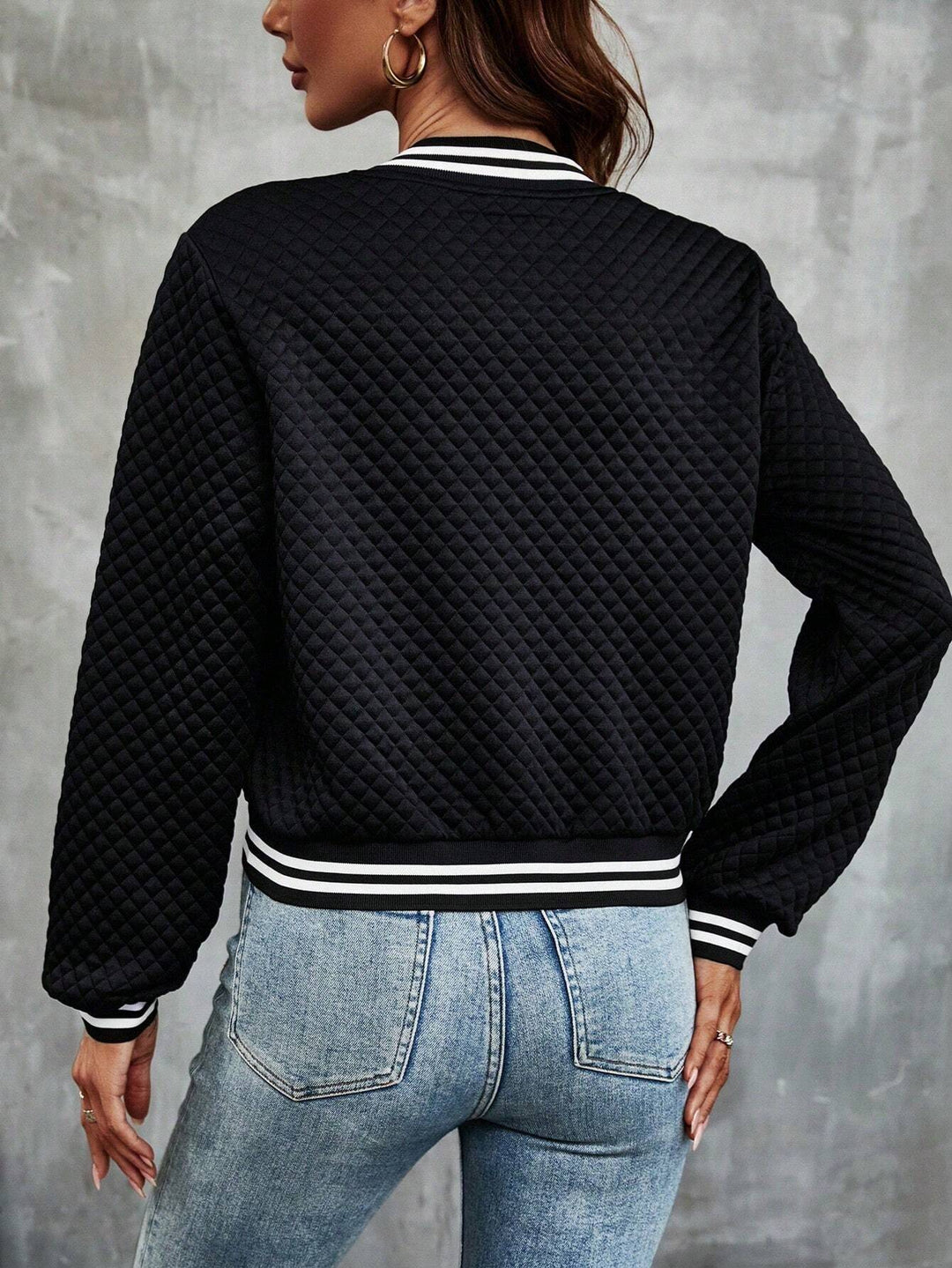 Weldana Cropped Bomber Jacket