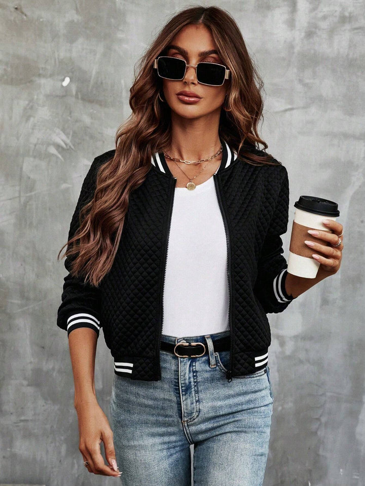 Weldana Cropped Bomber Jacket