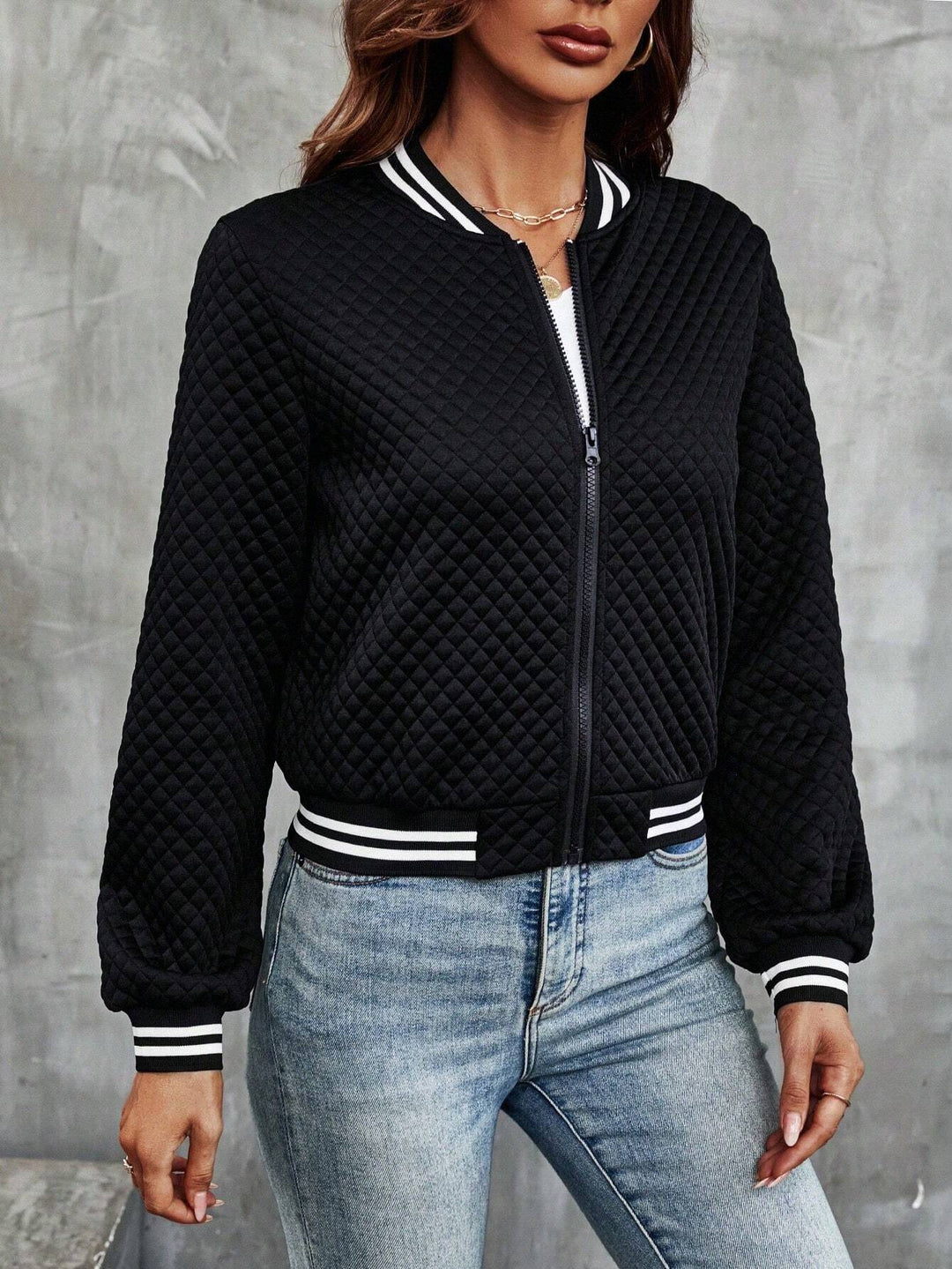 Weldana Cropped Bomber Jacket