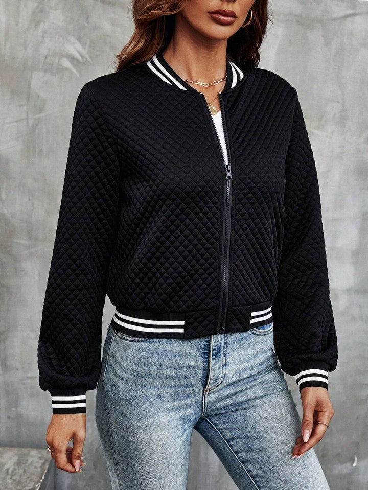Weldana Cropped Bomber Jacket