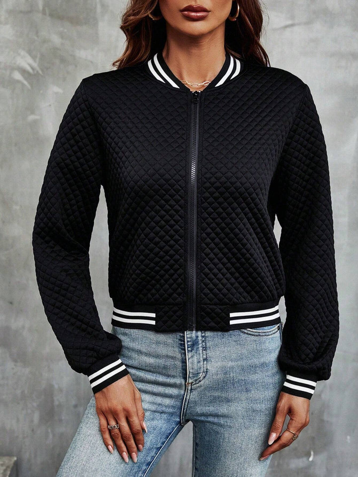 Weldana Cropped Bomber Jacket