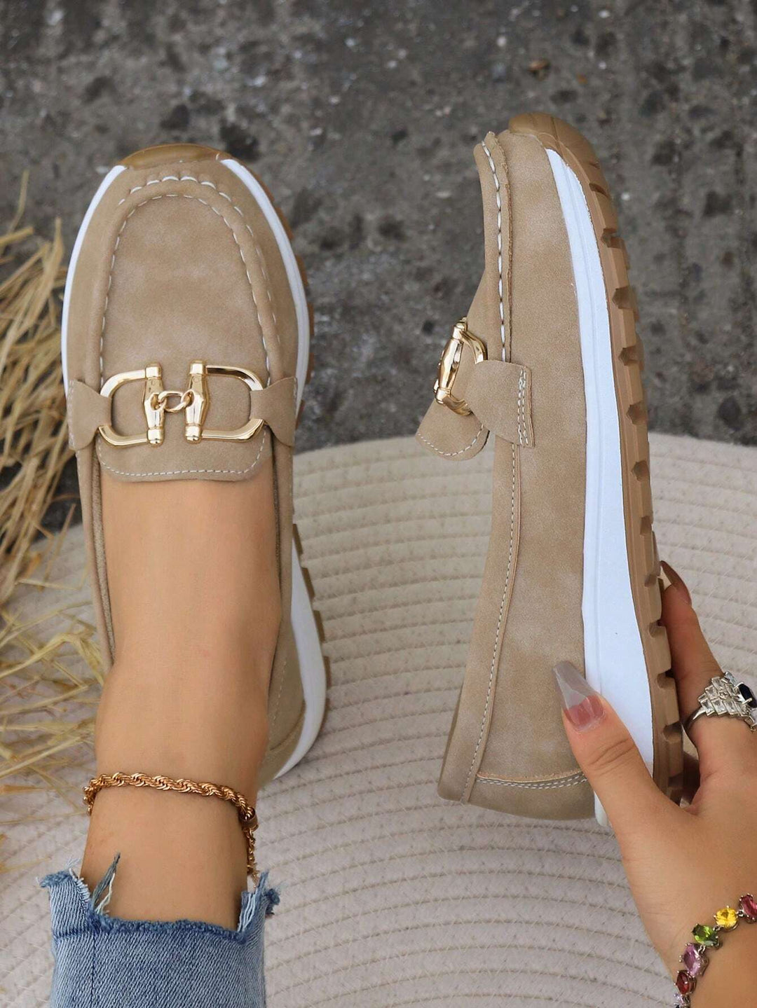 Sorrento Flat Buckle Loafers