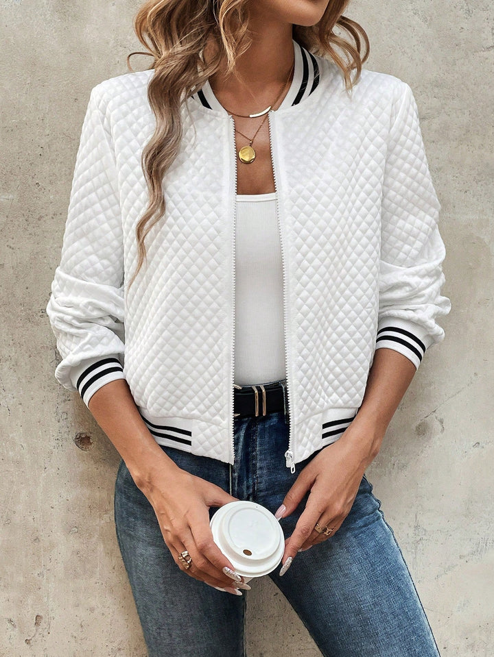 Weldana Cropped Bomber Jacket