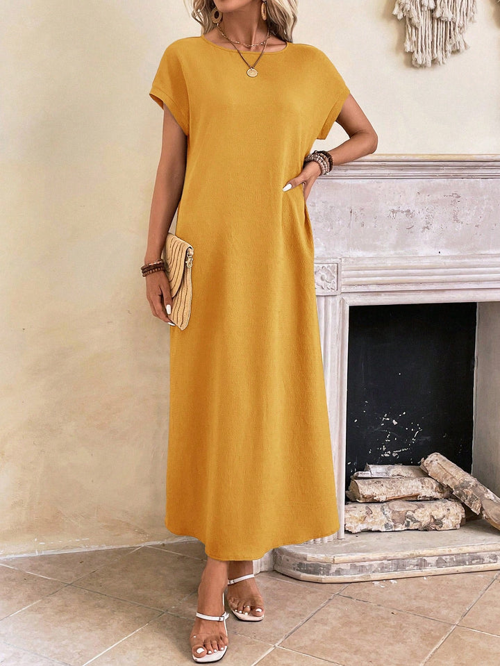 Arden Batwing Tunic Maxi Dress