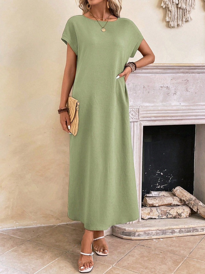 Arden Batwing Tunic Maxi Dress