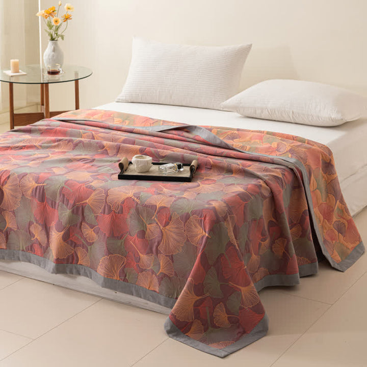 Three-Layer Cotton Gauze Bed Quilt