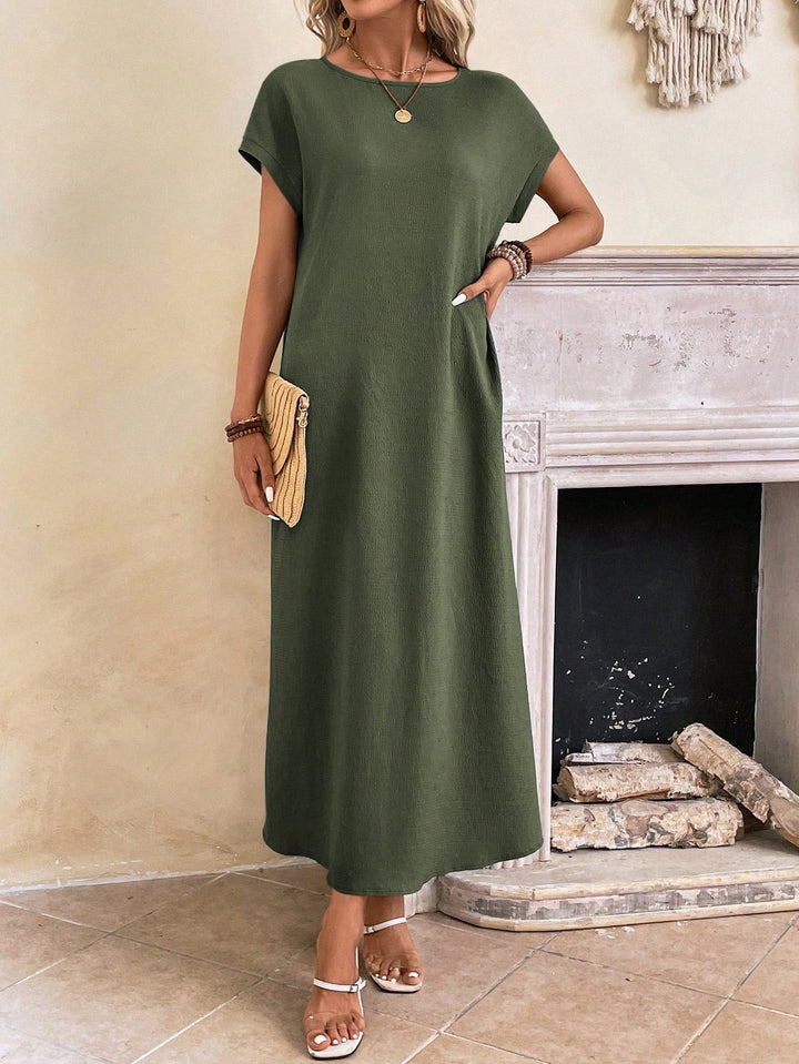 Arden Batwing Tunic Maxi Dress