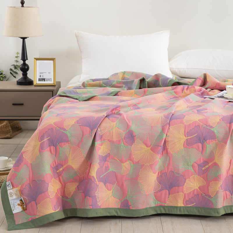 Three-Layer Cotton Gauze Bed Quilt