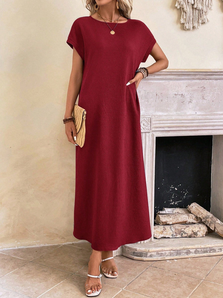 Arden Batwing Tunic Maxi Dress