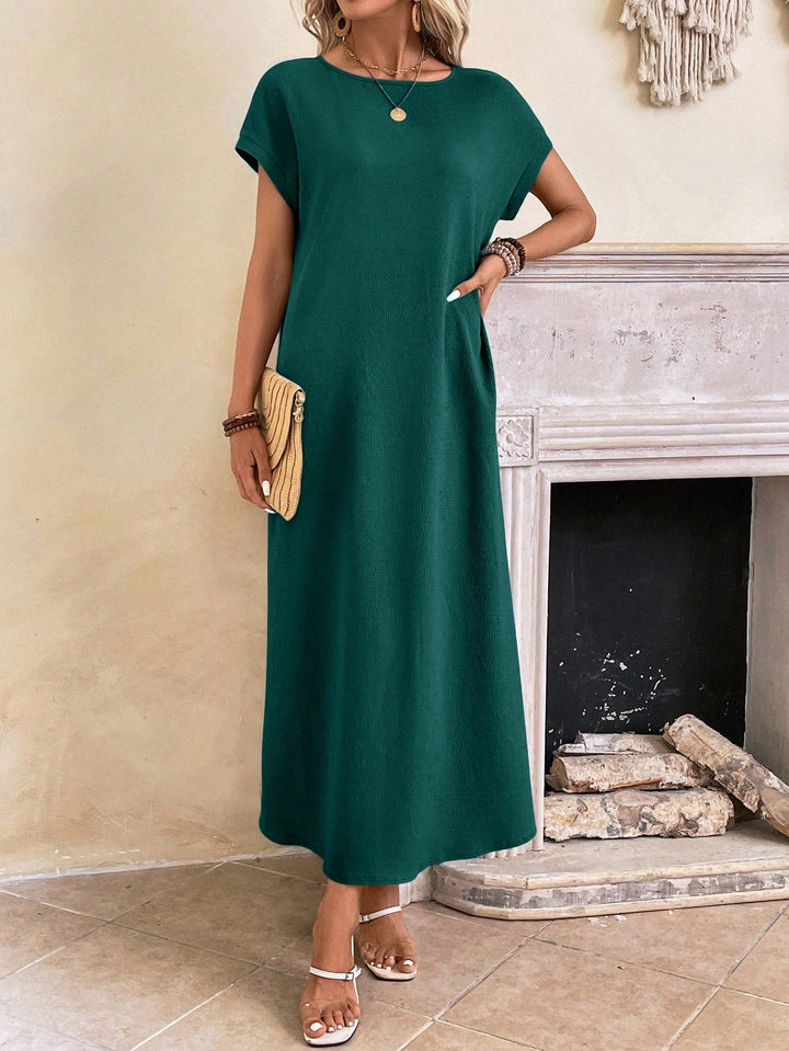 Arden Batwing Tunic Maxi Dress