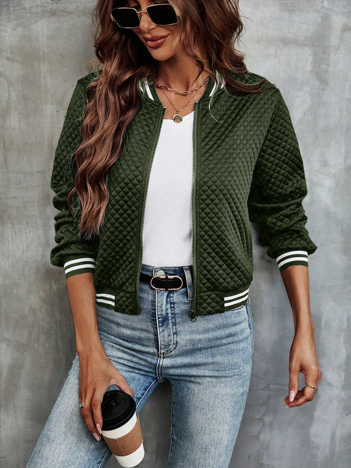 Weldana Cropped Bomber Jacket