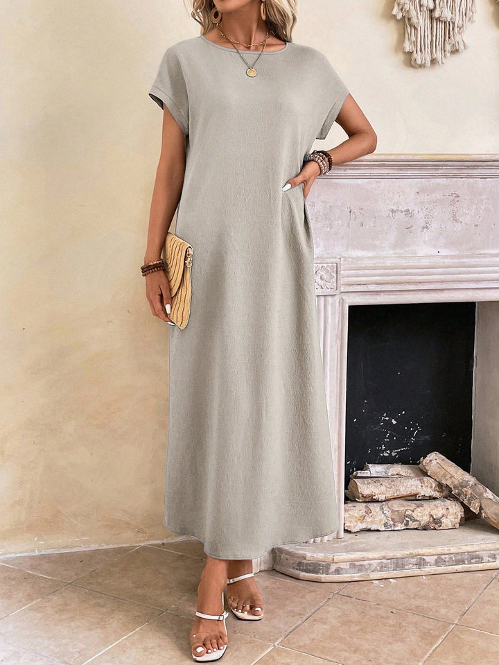 Arden Batwing Tunic Maxi Dress