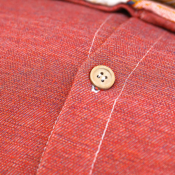 Persimmon Cotton Gauze Reversible Quilt