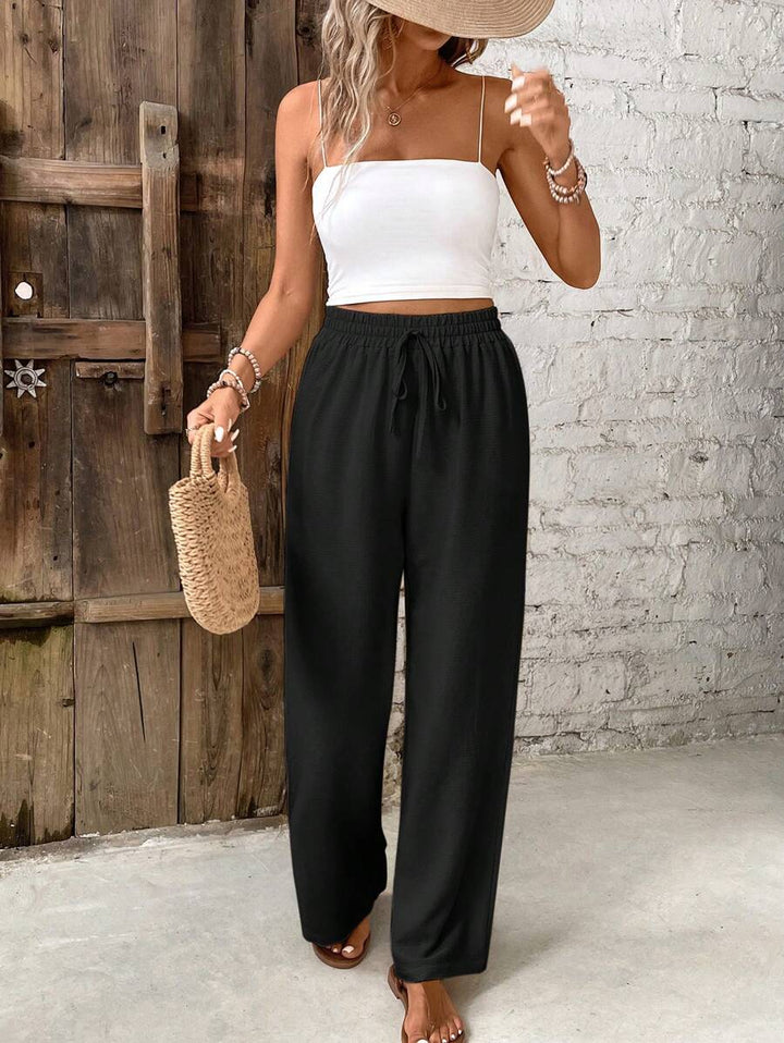 Women’s Wide Leg High-Waist Lounge Pants