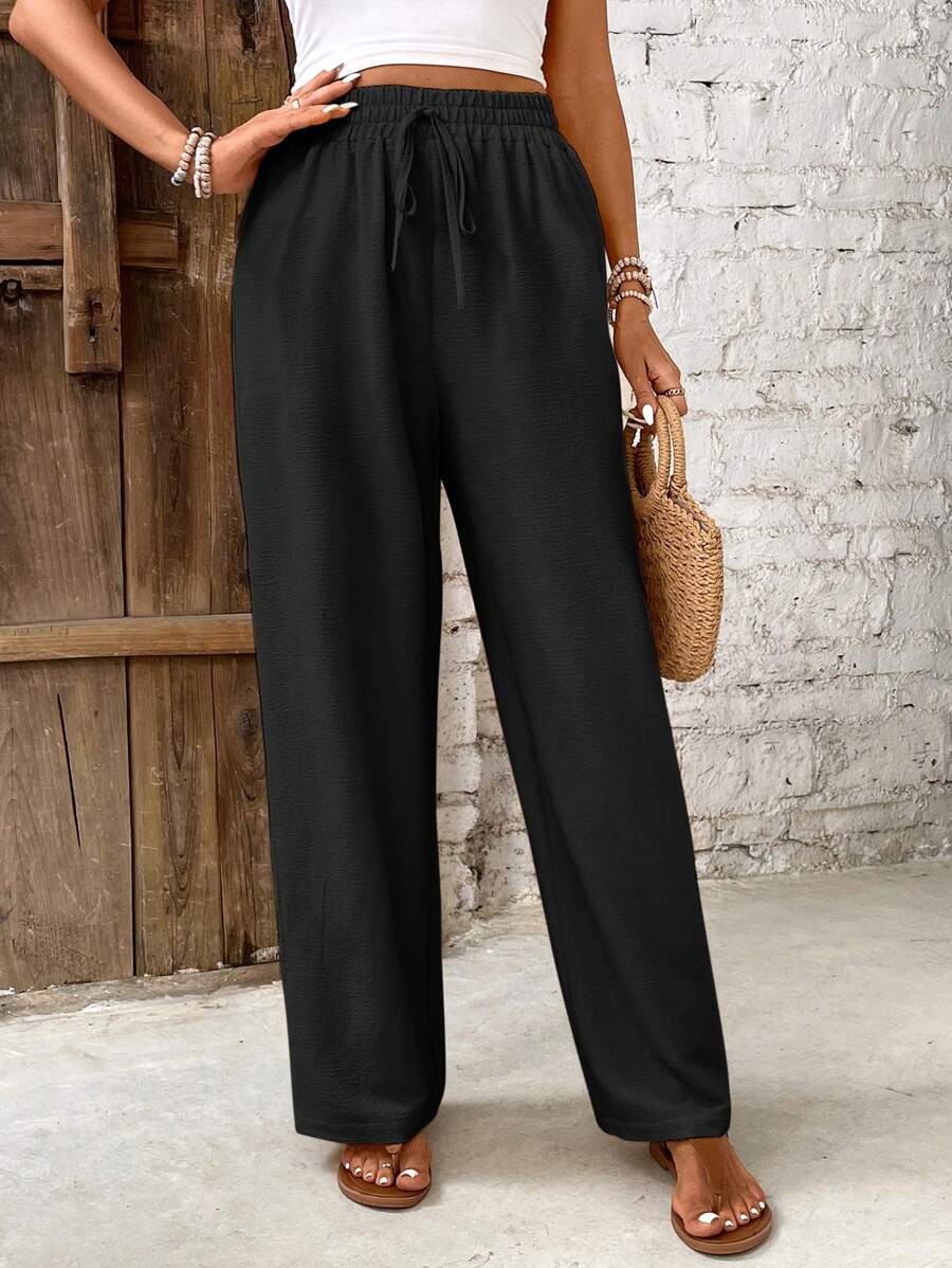 Women’s Wide Leg High-Waist Lounge Pants