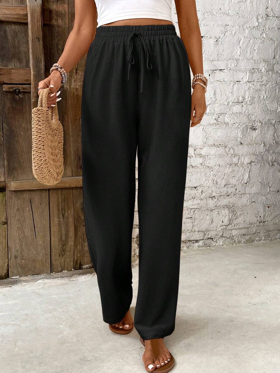 Women’s Wide Leg High-Waist Lounge Pants