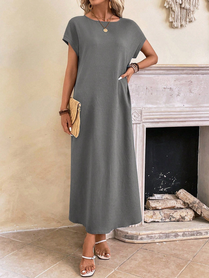 Arden Batwing Tunic Maxi Dress