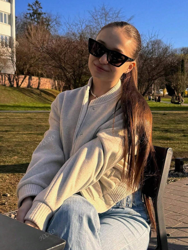 Rowan Button-Up Bomber Jacket