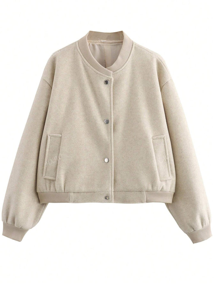 Rowan Button-Up Bomber Jacket