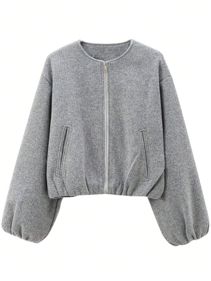 Elara Velvet Bomber Jacket