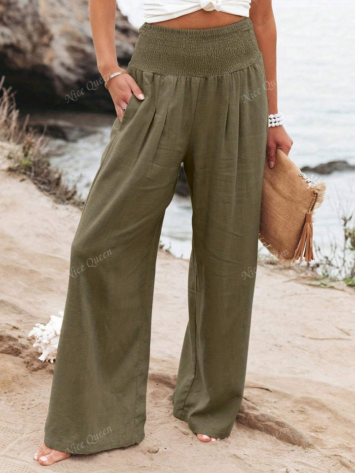 Women’s Wide Leg Linen Pants