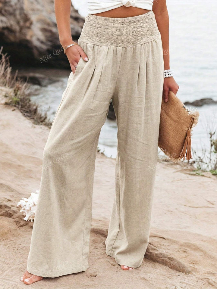 Women’s Wide Leg Linen Pants