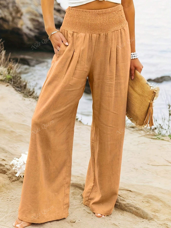 Women’s Wide Leg Linen Pants
