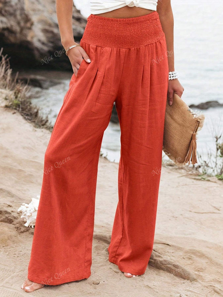 Women’s Wide Leg Linen Pants