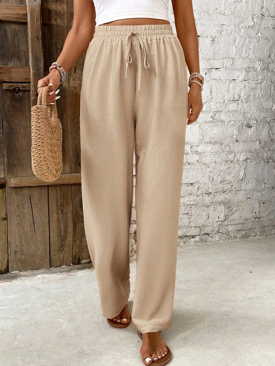 Women’s Wide Leg High-Waist Lounge Pants